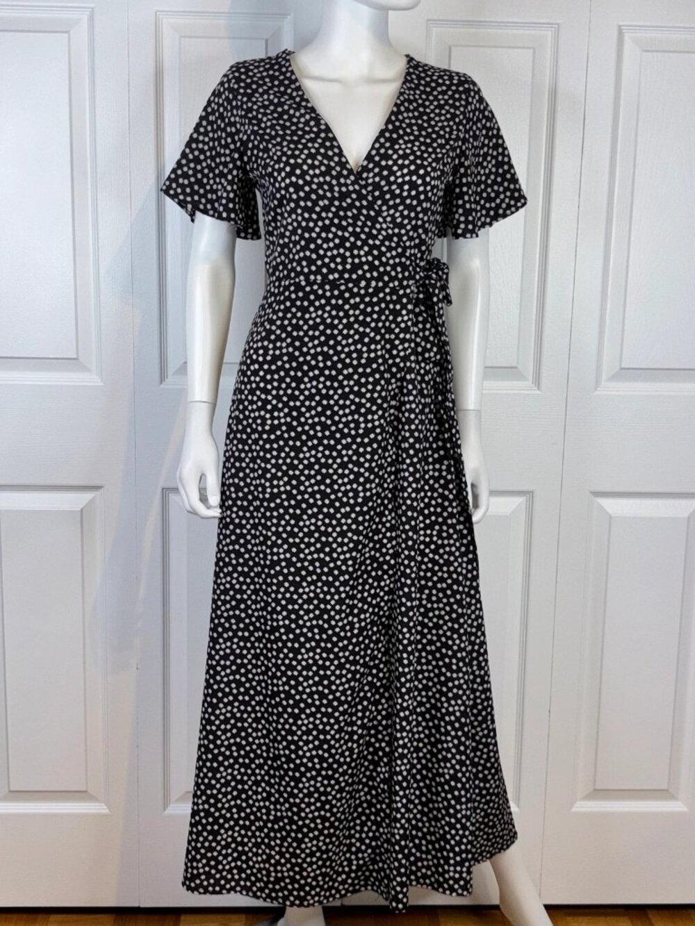 WOMANCE women's floral summer maxi dress small